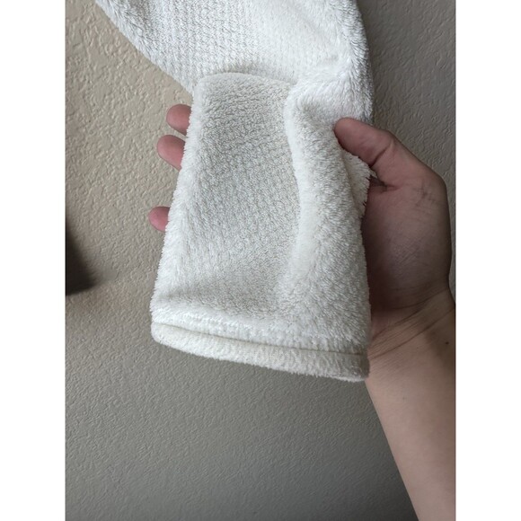 Patagonia Sweater Women’s Medium Off White Retool Snap T Pullover Mock Neck Logo - Picture 2 of 10